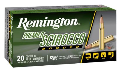 Picture of Remington Ammunition 29344 Premier Scirocco Bonded 6.5 Creedmoor 130 Gr Swift Scirocco Bonded 20 Per Box/ 10 Cs 