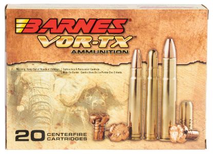 Picture of Barnes Bullets 22018 Vor-Tx Safari 416 Rem Mag 400 Gr Round Nose Banded Solid 20 Per Box/ 10 Case 
