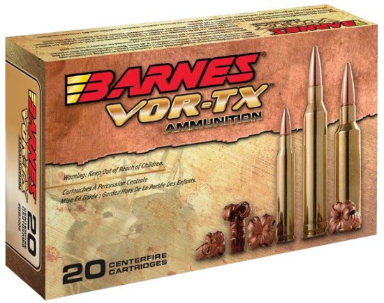 Picture of Barnes Bullets 32085 Vor-Tx Centerfire Rifle 450 Bushmaster 250 Gr Barnes Tipped Tsx Flat Base 20 Per Box/ 10 Case 