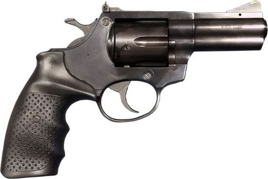 Picture of Rock Island 9231B Al9.0 Medium Frame 9Mm Luger 6 Shot, 3" Blued Full Shroud Barrel, Cylinder & Frame, Black Finger Grooved Rubber Grip, Transfer Bar Safety, Exposed Hammer 