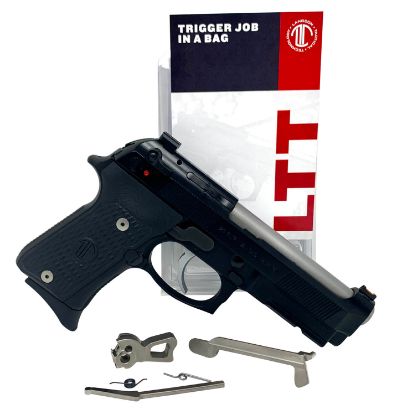 Picture of Langdon Tactical Tech Ltttjopn Trigger Job In A Bag Nickel Curved Fits Beretta 92/96/M9 Not A1 Right Hand 