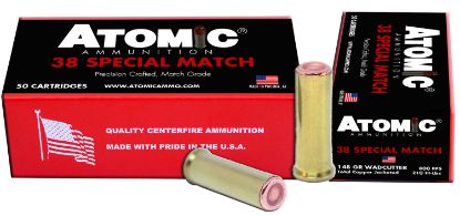 Picture of Atomic Ammunition 449 Match Precision Craft 38 Special 148 Gr Hollow Base Wadcutter 50 Per Box/ 10 Case 