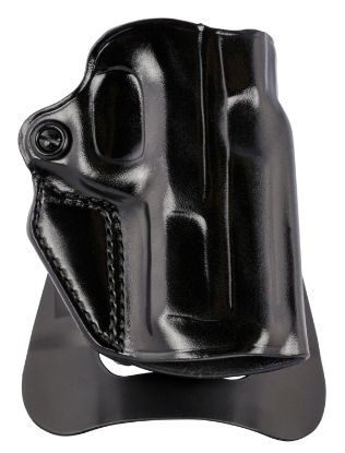 Picture of Galco Sm2858b Speed Master 2.0 Owb Black Leather Paddle Fits S&W M&P Shield Ez Right Hand 