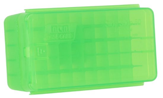 Picture of Mtm Case-Gard P50ss9m16 Side-Slide Ammo Box Multi-Caliber Handgun Clear Green Plastic 50Rd 