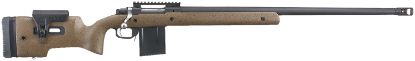 Picture of Ruger 57122 Hawkeye Long-Range Target Full Size 204 Ruger 10+1 26" Matte Black Steel Threaded Barrel, Picatinny Rail Steel Receiver, Black Speckled Brown Adj Comb & Lop Laminate Stock 