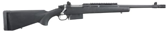 Picture of Ruger 6841 Scout 350 Legend 5+1 16.50" Matte Black Threaded Barrel, Picatinny Rail Steel Receiver, Black Synthetic Adj Lop Stock 