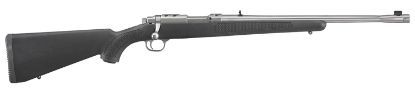 Picture of Ruger 7417 77/44 44 Rem Mag 4+1 18.50" Threaded Barrel, Brushed Stainless Steel, Integral Scope Mount On A Solid Steel Receiver, Black Synthetic Stock 