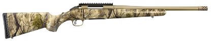 Picture of Ruger 36923 American 243 Win 4+1 16.10" Burnt Bronze Cerakote Threaded Barrel, Picatinny Rail Steel Receiver, Gowild Camo I-M Brush Fixed Synthetic Stock, Right Hand 