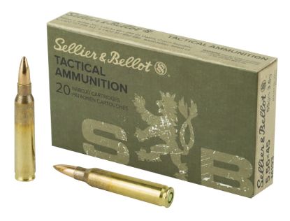 Picture of Sellier & Bellot Sb556a Rifle 5.56X45mm Nato 55 Gr Full Metal Jacket 20 Per Box/ 50 Case 