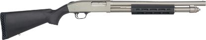 Picture of Mossberg 50767 590A1 Tactical 12 Gauge 3" 6+1 18.50" Cylinder Bore Barrel Silver Marinecote Rec Black Synthetic Stock Right Hand Includes M-Lok Handguard 