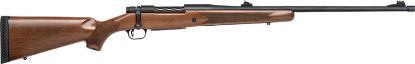 Picture of Mossberg 28121 Patriot 300 Win Mag Caliber With 3+1 Capacity, 24" Fluted Barrel, Matte Blued Metal Finish, Walnut Stock & Adjustable Fiber Optic Sights Right Hand (Full Size) 