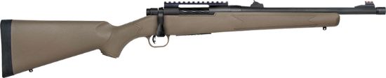 Picture of Mossberg 28051 Patriot 450 Bushmaster Caliber With 3+1 Capacity, 16.25" Threaded/Fluted Barrel, Matte Blued Metal Finish & Flat Dark Earth Synthetic Stock Right Hand (Full Size) 