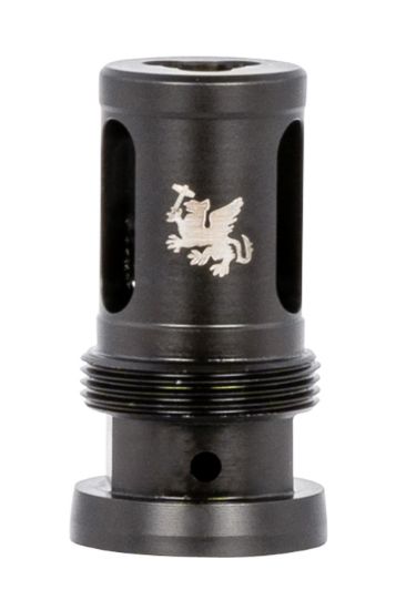 Picture of Griffin Armament Tmhc305824 Taper Mount Hammer Comp Black 17-4 Stainless Steel With 5/8"-24 Tpi Threads, 1.94" Oal & 1.08" Diameter For 30 Cal 