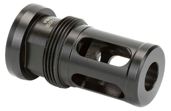 Picture of Griffin Armament Gatmhc556 Taper Mount Hammer Comp Black Stainless Steel With 1/2"-28 Tpi Threads, 1.94" Oal & 1.08" Diameter For 22 Cal 