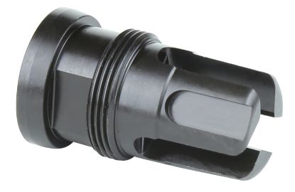 Picture of Griffin Armament Tmmfh1228 Minimalist Taper Mount Flash Suppressor Black 17-4 Stainless Steel With 1/2"-28 Tpi Threads, 1.80" Oal & 1.07" Diameter For 5.56X45mm Nato 