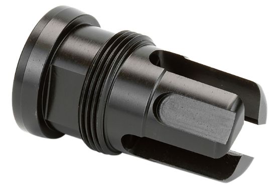 Picture of Griffin Armament Tmmfh5824 Minimalist Taper Mount Flash Suppressor Black 17-4 Stainless Steel With 5/8"-24 Tpi Threads, 1.80" Oal & 1.07" Diameter For 30 Cal 