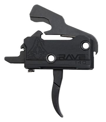 Picture of Rise Armament T017blk Ra-140 Super Sporting Single-Stage Curved Trigger With 3.50 Lbs Draw Weight & Black Hardcoat Anodized Finish For Ar-Platform Right 