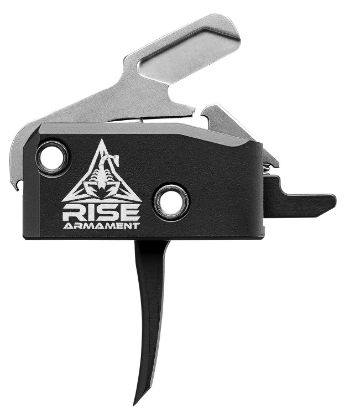 Picture of Rise Armament Ra434blkawp Ra-434 High Performance Single-Stage Flat Trigger With 3.50 Lbs Draw Weight & Black Hardcoat Anodized Finish For Ar-Platform 