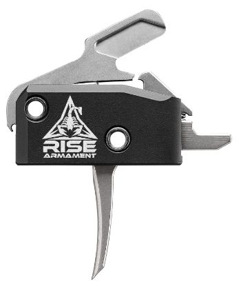 Picture of Rise Armament Ra434slvrawp Ra-434 High Performance Single-Stage Flat Trigger With 3.50 Lbs Draw Weight & Black/Silver Finish For Ar-Platform 