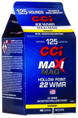 Picture of Cci 920Cc Maxi-Mag Rimfire 22 Wmr 40 Gr Jacket Hollow Point 125 Per Box/ 10 Case 