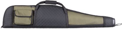 Picture of Bulldog Bd310 Armor Rifle Case 48" Black With Green Panels Water-Resistant Nylon 