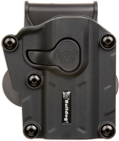 Picture of Bulldog Mx001 Max Multi Fit Owb Black Polymer Paddle Fits Sig P250/P320 Fits S&W M&P 9/40/45 Fullsize Right Hand 