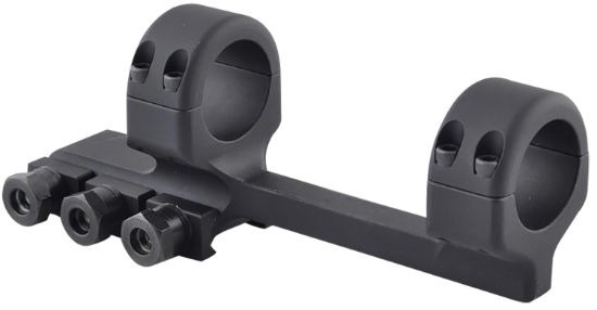 Picture of Dnz 321Fpt2 Freedom Reaper Forward Picatinny Rail-20Moa Scope Mount/Ring Combo Matte Black 