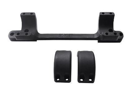 Picture of Dnz 30702T Game Reaper-Remington Scope Mount/Ring Combo Matte Black 30Mm 