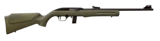 Picture of Rossi Rs22l1811od Rs22 Semi-Auto 22 Lr Caliber With 10+1 Capacity, 18" Barrel, Matte Black Metal Finish & Monte Carlo Od Green Synthetic Stock Right Hand (Full Size) 