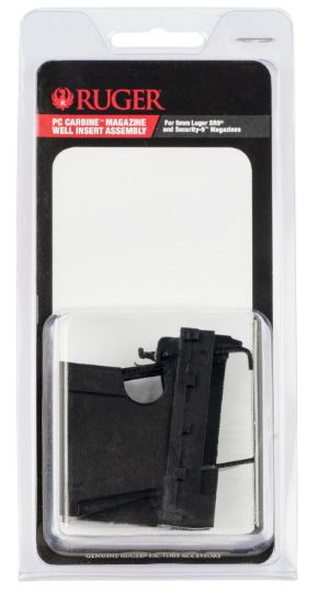 Picture of Ruger 90653 Mag Well Insert Assembly 9Mm Luger 40 S&W Fits Ruger Pc Carbine, Compatible W/Ruger Sr & Security-9 Mags Black Polymer 