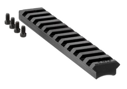 Picture of Ruger 90673 Picatinny Rail Ruger Precision Rimfire Aluminum Fits Ruger Precision 0 Moa 