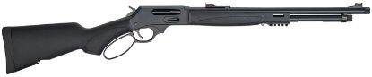 Picture of Henry H010x X Model Lever Action 45-70 Gov Caliber With 4+1 Capacity, 19.80" Barrel, Overall Blued Metal Finish & Black Synthetic Stock, Ambidextrous Hand (Full Size) 