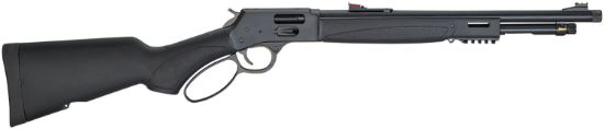 Picture of Henry H012cx Big Boy X Model Lever Action 45 Colt (Lc) Caliber With 7+1 Capacity, 17.40" Barrel, Overall Blued Metal Finish & Black Synthetic Stock, Right Hand (Full Size) 