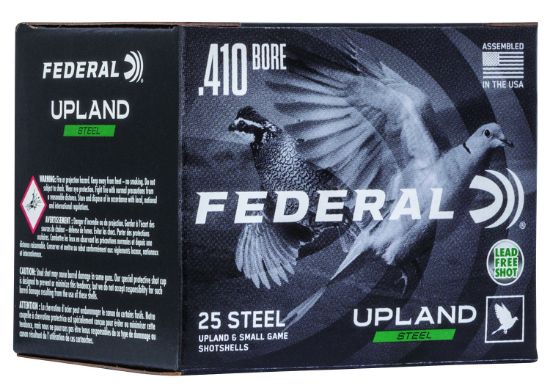 Picture of Federal Ush4106 Upland Field & Range 410 Gauge 2.75" 3/8 Oz 6 Shot 25 Per Box/ 10 Case 