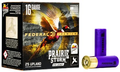 Picture of Federal Pfx164fs4 Premium Prairie Storm Fs 16 Gauge 2.75" 1 1/8 Oz 4 Shot 25 Per Box/ 10 Case 