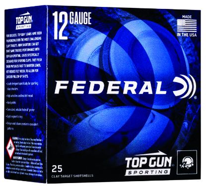 Picture of Federal Tgsh1275 Top Gun 12 Gauge 2.75" 1 Oz 7.5 Shot 25 Per Box/ 10 Case 