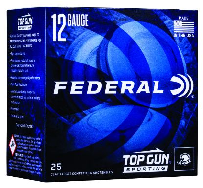 Picture of Federal Tgsh128 Top Gun 12 Gauge 2.75" 1 Oz 8 Shot 25 Per Box/ 10 Case 