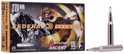 Picture of Federal P270ta1 Premium Terminal Ascent 270 Win 136 Gr Terminal Ascent 20 Per Box/ 10 Case 