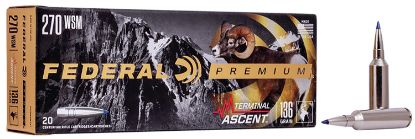 Picture of Federal P270wsmta1 Premium Terminal Ascent 270 Wsm 136 Gr Terminal Ascent 20 Per Box/ 10 Case 