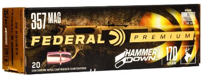 Picture of Federal Lg3571 Premium Hammerdown 357 Mag 170 Gr Bonded Hollow Point 20 Per Box/ 10 Case 