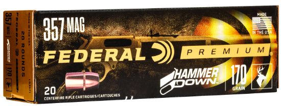 Picture of Federal Lg3571 Premium Hammerdown 357 Mag 170 Gr Bonded Hollow Point 20 Per Box/ 10 Case 