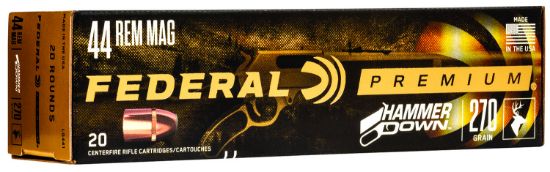 Picture of Federal Lg441 Premium Hammerdown 44 Rem Mag 270 Gr Bonded Soft Point 20 Per Box/ 10 Case 