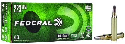 Picture of Federal Bc223nt5 Ballisticlean Reduced Hazard Training 223 Rem 42 Gr Lead Free Frangible 20 Per Box/ 25 Case 