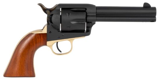 Picture of Taylors & Company 550430 Old Randall 357 Mag Caliber With 4.75" Barrel, 6Rd Capacity Cylinder, Overall Blued Finish Steel & Walnut Navy Size Grip 