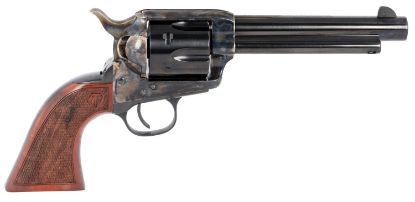 Picture of Taylors & Company 550811 Smoke Wagon 357 Mag Caliber With 5.50" Blued Finish Barrel, 6Rd Capacity Blued Finish Cylinder, Color Case Hardened Finish Steel Frame & Checkered Walnut Grip 