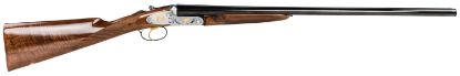 Picture of F.A.I.R. Frisprdl1628 Iside De Luxe Prestige 16 Gauge 2Rd 2.75" 28" Blued Barrel, Steel Receiver W/Silver Engraved Metal Finish, Walnut Stock, Gold Trigger 