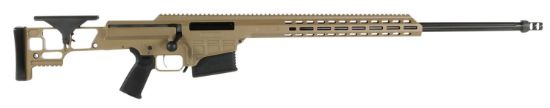 Picture of Barrett 18503 Mrad 338 Lapua Mag 26" 10+1 Flat Dark Earth Cerakote Flat Dark Earth Fixed Adjustable Comb Stock Black Polymer Grip Right Hand 