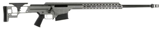 Picture of Barrett 18504 Mrad 338 Lapua Mag 26" 10+1 Tungsten Gray Cerakote Tungsten Gray Fixed Adjustable Comb Stock Black Polymer Grip Right Hand 