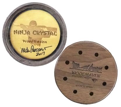 Picture of Woodhaven Wh087 Ninja Friction Call Attracts Turkeys Natural Crystal/Wood 