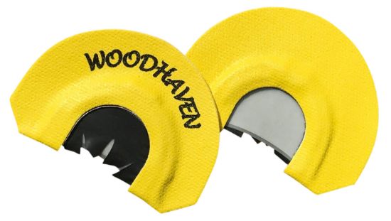 Picture of Woodhaven Wh103 Black Reactor Diaphragm Call Triple Reed Attracts Turkeys Yellow 
